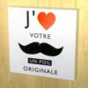 Tableau Moustache -Cadeau boutique tableau moustache