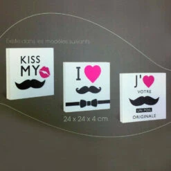 Tableau Moustache -Cadeau boutique tableau moustache 2