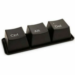 Tasses Geek Noires CTRL, ALT, DEL -Cadeau boutique tasses geek noires ctrl alt del 1