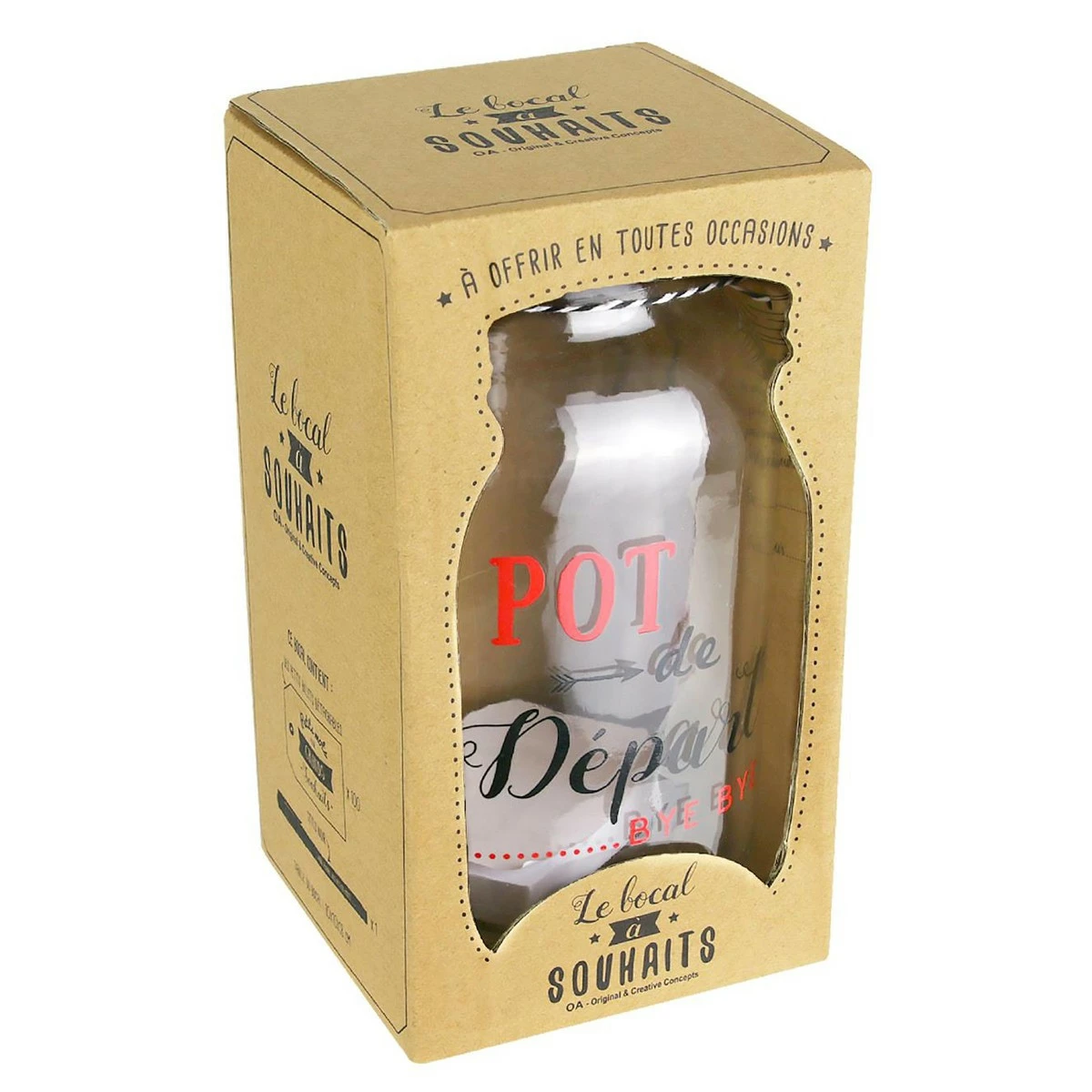 Tirelire à Messages Bocal Pot De Départ 4 Tirelire à Messages Bocal Pot De Départ – Image 2