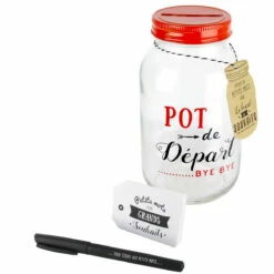 Tirelire à Messages Bocal Pot De Départ 7 Tirelire à Messages Bocal Pot De Départ -Cadeau boutique tirelire a messages bocal pot de depart 2
