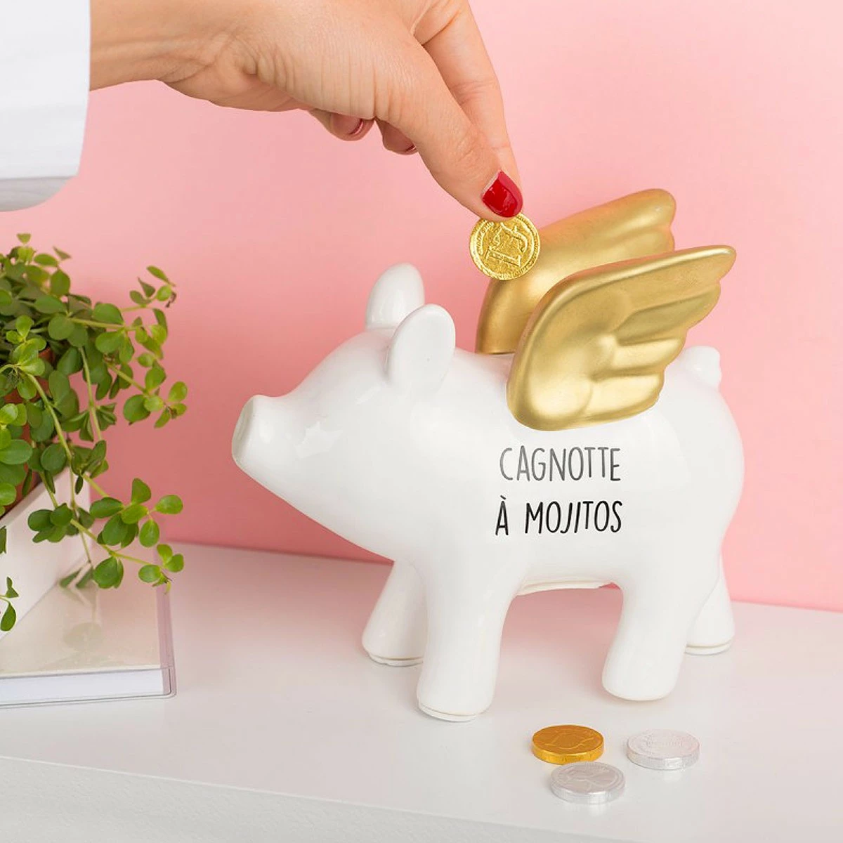 Tirelire Cochon Cagnotte à Mojitos 3 Tirelire Cochon Cagnotte à Mojitos
