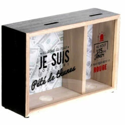 Cadeau boutique -Cadeau boutique tirelire compartiment pete de thunes 1