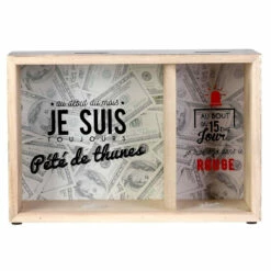 Tirelire Compartiment Pété De Thunes -Cadeau boutique tirelire compartiment pete de thunes 2