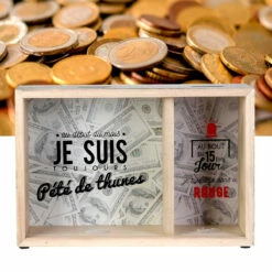 Tirelire Compartiment Pété De Thunes
