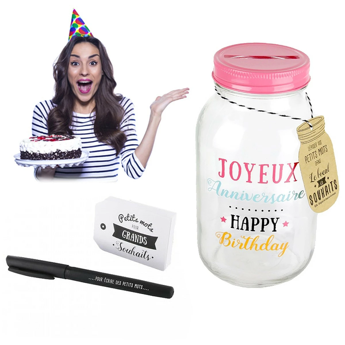 Tirelire Messages Bocal Anniversaire 3 Tirelire Messages Bocal Anniversaire