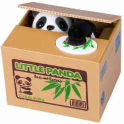 Tirelire Panda Voleur -Cadeau boutique tirelire panda voleur 1