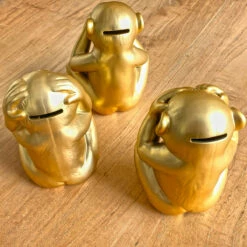 3 Tirelires Singes De La Sagesse 12 3 Tirelires Singes De La Sagesse -Cadeau boutique tirelires singes de la sagesse 4