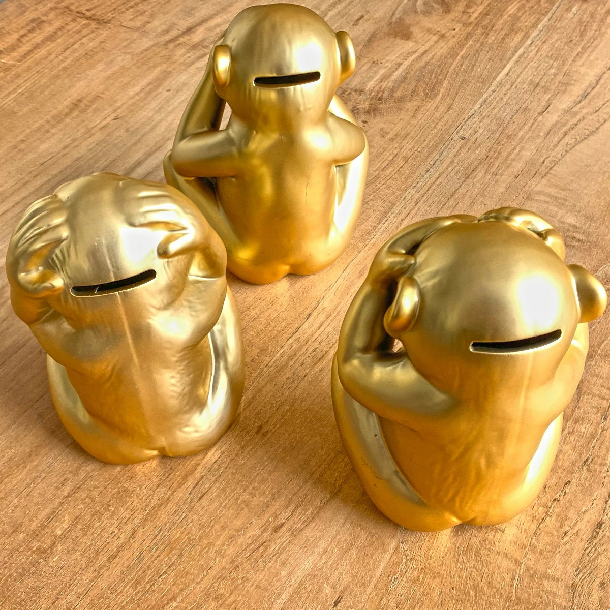 3 Tirelires Singes De La Sagesse 7 3 Tirelires Singes De La Sagesse – Image 5