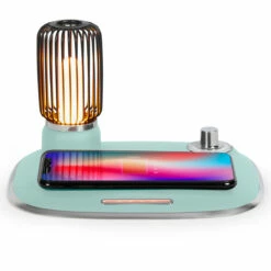 LIVOO Veilleuse De Chevet Vintage Chargeur Induction -Cadeau boutique veilleuse de chevet vintage chargeur induction 4