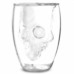 Verre Tête De Mort à Double Paroi -Cadeau boutique verre tete de mort a double paroi 3
